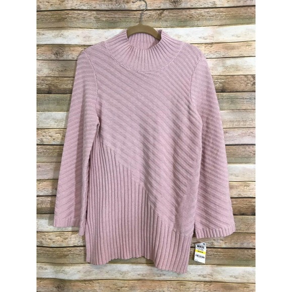 Charter Club Ballet Ribbon Mock Neck Sweater NWT - Picture 1 of 5